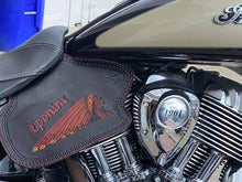 Load image into Gallery viewer, Heat Shield - Custom Art, with Pouch, Fits Indian Chief, Chieftain, Springfield and Roadmaster