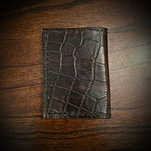 Load image into Gallery viewer, Minimalist Wallet, Embossed Alligator, Create Your Own