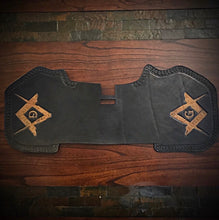 Load image into Gallery viewer, Heat shield for Harley Davidson - Masonic Symbol