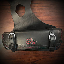 Load image into Gallery viewer, Heat Shield with 2 pouches for Indian Scout Motorcycle - Custom Art, Black