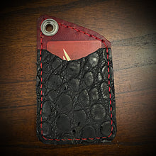 Load image into Gallery viewer, Two Pocket Wallet, Genuine Alligator, (ships now) Clearance Sale