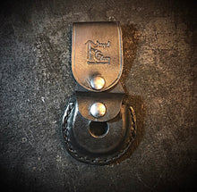 Load image into Gallery viewer, Key Fob Carrier w/ Belt Loop Fits Both Indian and Harley Fobs, Black