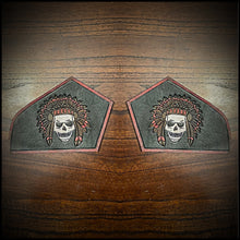 Load image into Gallery viewer, Leather Frame Emblem for the Indian Chief - Custom Art