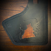 Load image into Gallery viewer, Heat Shield for Indian Challenger &amp; Pursuit Motorcycle - Custom Art, Black