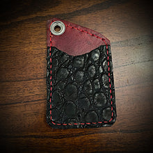 Load image into Gallery viewer, Two Pocket Wallet, Genuine Alligator, (ships now) Clearance Sale