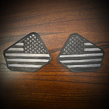 Load image into Gallery viewer, Leather Frame Emblem for the Indian Scout - Old Glory