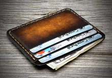 Load image into Gallery viewer, Four Front Pocket Minimalist Wallet, Custom Two Tone Color