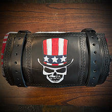 Load image into Gallery viewer, Bedroll for Motorcycles - Generation 2 Custom Art, Black
