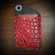 Load image into Gallery viewer, Two Pocket Wallet, Genuine Alligator, (ships now) Clearance Sale