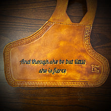 Load image into Gallery viewer, Heat Shield, with Pouch, for Indian Scout Motorcycle - Custom Art, Tan