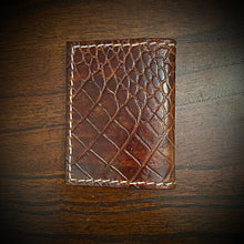 Load image into Gallery viewer, Minimalist Wallet, Embossed Alligator, Create Your Own
