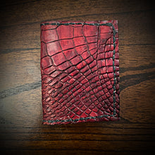 Load image into Gallery viewer, Minimalist Wallet, Genuine Alligator