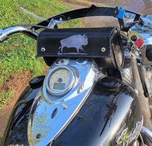 Load image into Gallery viewer, Motorcycle Windshield Bag - Large, Custom Art, Black